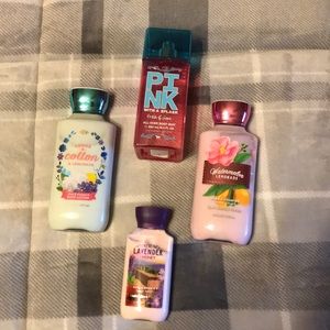 Lot of Bath & Body Lotions and VS Pink body spray